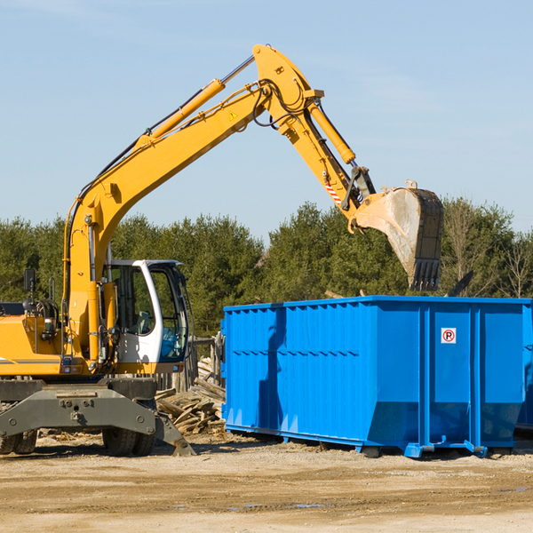 is there a minimum or maximum amount of waste i can put in a residential dumpster in Cordova AL